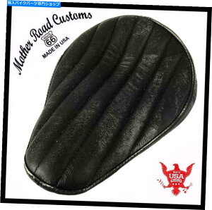 Seats t̃\V[g`bp[n[[X|[cX^[z_ubNfBXg^bN[U[MRC Spring Solo Seat Chopper Harley Sportster Honda Black dist tuck Roll Leather MRC