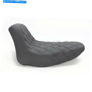 Seats Saddlemen Black Renegade Lattice-Stitch\V[g-806-15-002LS Saddlemen Black Renegade Lattice-Stitch Solo Seat - 806-15-002LS