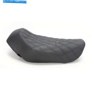 Seats Saddlemen Black Renegade Lattice-Stitch\V[g-804-04-002LS Saddlemen Black Renegade Lattice-Stitch Solo Seat - 804-04-002LS