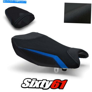 Seats XYLGSXR 1000V[gJo[2017-2020 2021ubNu[CgebNObvXG[h Suzuki GSXR 1000 Seat Covers 2017-2020 2021 Black Blue Luimoto Tec-Grip Suede