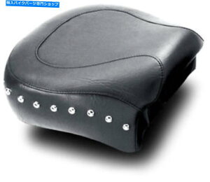 Seats }X^OChc[Oq/NX^bh75707n[[frbh\ Mustang Wide Touring Passenger Seat w/Chrome Studs #75707 Harley Davidson