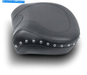 Seats X^O14n[[\tgAC79486̂߂̍Lg[OX^bYtߍ݌㕔 Mustang 14 Wide Toruing Studded Recessed Rear Seat for Harley Softail 79486