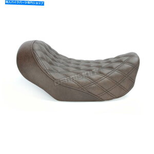 Seats Saddlemen Brown Renegade Lattice-Stitch\V[g-806-04-002BLS Saddlemen Brown Renegade Lattice-Stitch Solo Seat - 806-04-002BLS