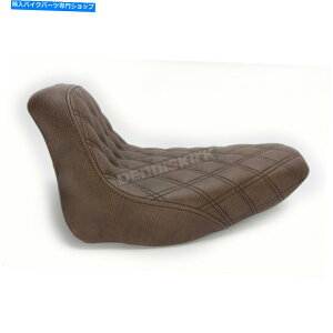 Seats Saddlemen Brown Renegade Lattice-Stitch\V[g-806-15-002BLS Saddlemen Brown Renegade Lattice-Stitch Solo Seat - 806-15-002BLS