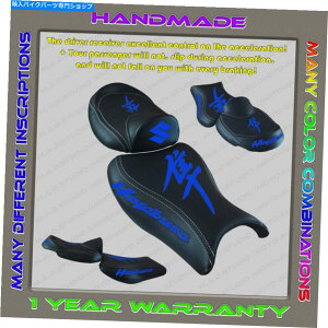 Seats JX^V[gJo[XYLGSX1300R Hayabusa 08-20i2GenjBlack+Blue+WT 2R-PIL Custom Seat COVER Suzuki GSX1300R Hayabusa 08-20 (2Gen) Black+Blue+wt 2r-pil