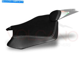 Seats Apryia Tuono V4 1100 2019-2015火山座席カバーホワイトAP008ABP \ B \ 48アンチスリップ Aprilia tuono v4 1100 2019-2015 Volcano Seat Cover White ap008abp\B\48 Anti slip