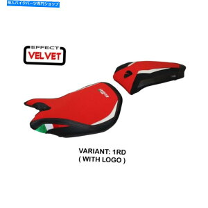 Seats Ducati 959 Panigale 2016-2018 Tappezzeria Italia�p���x���x�b�g�G�t�F�N�g�V�[�g�J�o�[ Ducati 959 Panigale 2016-2018 Tappezzeria Italia Paris Velvet Effect Seat Cover�y���s�A���i�z