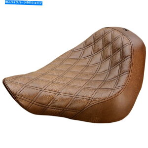 Seats ThuElQ[hiqXeb`\V[g2018-19n[[FLFB/s Saddlemen Brown Renegade Lattice Stitch Solo Seat 2018-19 Harley FLFB/S