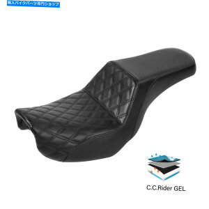 Seats hCo[̏qWFV[gn[[_Cit@bg{uXg[g{uFXDB 2006-2017 Driver Passenger Gel Seat Fit For Harley Dyna Fat Bob Street Bob FXDB 2006-2017