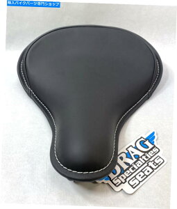 Seats hbOXyVeB[YXvO[\V[g傫ȃubNU[Xeb`0806-0047 NEW Drag Specialties Spring Low Solo Seat Large Black Leather Stitched 0806-0047 New