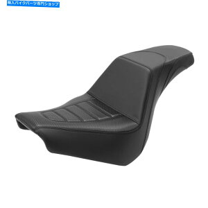 Seats n[[\tgACX^_[hXg[g{u2018-22ɓKhCo[̏ Black Driver Passenger Seat Fit For Harley Softail Standard Street Bob 2018-22