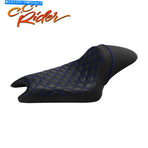 Seats C.C.n[[X|[cX^[3.3K^N04-23ɓKC_[hCo[̏ C.C. RIDER Driver Passenger Seat Fit For Harley Sportster 3.3Gallon Tank 04-23