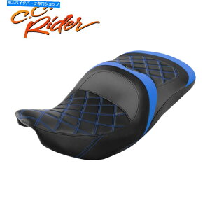 Seats C.C.���C�_�[�h���C�o�[�ƃC���f�B�A���X�v�����O�t�B�[���h�_�[�N�z�[�X�ɂӂ��킵��18-20 C.C. RIDER Driver & Passenger Seat Fit For Indian Springfield Dark Horse 18-20�y���s�A���i�z