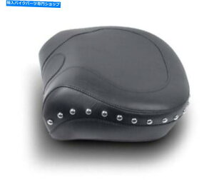 Seats �}�X�^���O���C�h�c�[�����O���ߍ��݋q���u���b�N2000-15�\�t�g�A�C��79486 Mustang Wide Touring Recessed Passenger Seat BLACK STUDDED 2000-15 Softail 79486