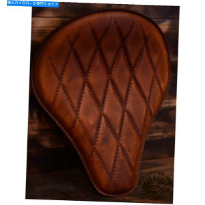 Seats �{�u�o�[�`���b�p�[�J�X�^���\���V�[�g �n���h�V���[���C���e�[�W�u���E��v3�T�C�Ys Bobber Chopper Custom Solo Seat Handsewn intage brown V3 size S�y���s�A���i�z