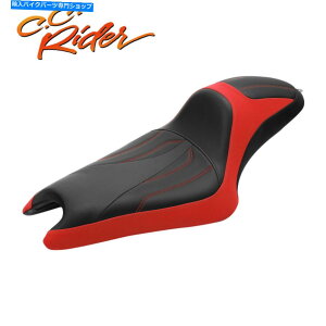 Seats C.C.n[[X|[cX^[3.3K^N04-22ɓKC_[hCo[̏ C.C. RIDER Driver Passenger Seat Fit For Harley Sportster 3.3 Gallon Tank 04-22