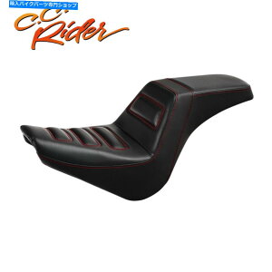 Seats C.C.C_[hCo[̏q2AbvV[gn[[\tgACX^_[h2020-23 C.C. RIDER Driver Passenger Two-up Seat Fit For Harley Softail Standard 2020-23