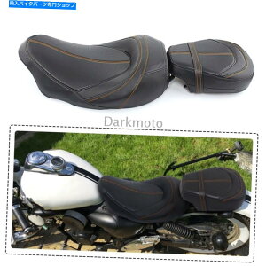 Seats ハーレーツーリングCVOロードストリートグライドに適したブラックドライバーの乗客のピリオンシート Black Driver Passenger Pillion Seat Fit For Harley Touring CVO Road Street Glide
