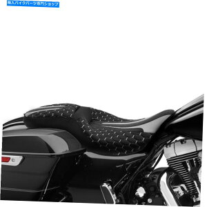 Seats n[[c[OGNgOCh09-later 2019ɓKhCo[̏ Black Driver Passenger Seat Fit For Harley Touring Electra Glide 09-Later 2019