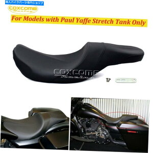 Seats n[[[hLÕI[goC2AbvV[gFlhr|[btFXgb`^N2008-17 Motorcycle 2-Up Seat For Harley Road King FLHR Paul Yaffe Stretched Tank 2008-17