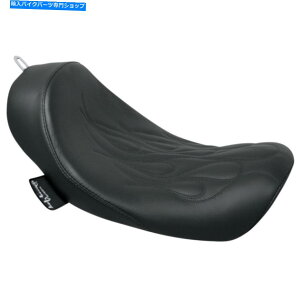 Seats _j[OCt[Xeb`obgNbN\V[g2006-17n[[_CiFXDf Danny Gray Flame Stitch Buttcrack Solo Seat 2006-17 Harley Dyna FXD Models