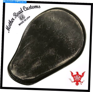 Seats n[[fCrbh\X|[cX^[XvOV[g11x14ɂ̃nhc[`bp[ Harley Davidson Sportster Spring Seat 11x14 Black Distressed HandTooled Chopper