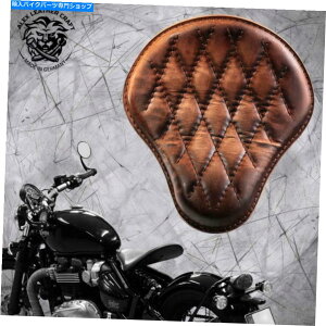 Seats 2016�N�ȗ���Triumph Bonneville�{�o�[ Triumph Bonneville Bobber since 2016 solo seat Std hdsewn vin brown V3 size XS/2�y���s�A���i�z