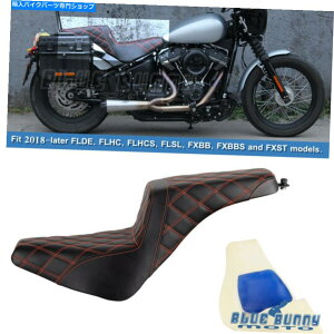 Seats n[[\tgGCXg[g{uFXBB̂߂2̃hCo[̏qNbVLSV[gpbh Two up Driver Passenger Cushion LS Seat Pad For Harley Softail Street Bob FXBB