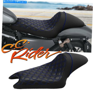 Seats C.C.n[[X|[cX^[883 1200 3.3K^N04-22ɓKC_[2AbvV[g C.C. RIDER Two-up Seat Fit For Harley Sportster 883 1200 3.3Gallon Tank 04-22