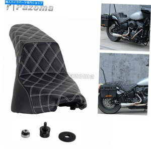 Seats �n�[���[�\�t�g�A�C���X�g���[�g�{�u�X�����W���̃h���C�o�[��q2�A�b�v�V�[�g�p�b�h18+ Driver Passenger Two Up Seat Pad For Harley Softail Street Bob Slim Standard 18+�y���s�A���i�z