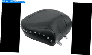 Seats }X^O14 "̎U΂ڂ񂾌㕔00-05\tgACFXST00-06 FLST/C/N Mustang 14" Wide Studded Recessed Rear Seat 00-05 Softail FXST & 00-06 FLST/C/N