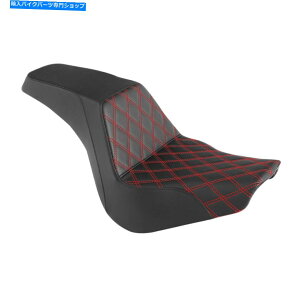 Seats n[[\tgACXg[g{uX^_[hɓKs[XhCo[̏18-21 One Piece Driver Passenger Seat Fit For Harley Softail Street Bob Standard 18-21