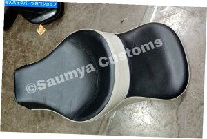 Seats RENVbNubgC^[Zv^[̂߂̔XgCvtc[[Ȑ163V[g650 Tourer Curvy 163 Seat with White Stripes for RE Classic Bullet Interceptor 650