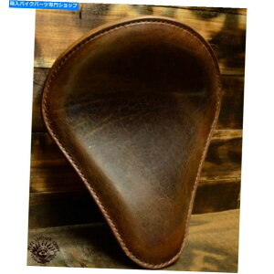 Seats {uo[`bp[JX^U[nhCh\V[guobt@[_[NuEvTCYl Bobber Chopper Custom leather handmade Solo Seat "Buffalo darkbrown" size L