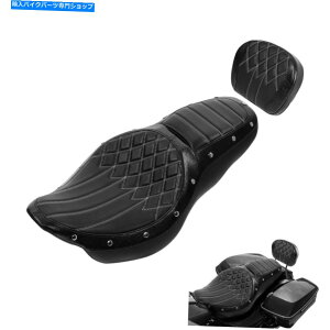 Seats hCo[̏ +obNXgpbhn[[cA[CVO[hOCh09-21ɓKĂ܂ Driver Passenger Seat + Backrest Pad Fit For Harley Touring CVO Road Glide 09-21
