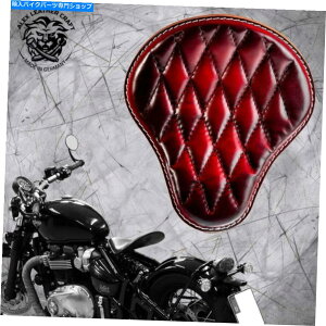 Seats 2016�N�ȗ���Triumph Bonneville�{�o�[ Triumph Bonneville Bobber since 2016 solo seat Std handsewn red V3 size XS/1�y���s�A���i�z