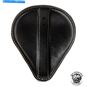 Seats {uo[`bp[JX^U[nhCh\V[guMeate BlackvTCYXS/1 Bobber Chopper Custom leather handmade Solo Seat "Moiety black" size XS/1
