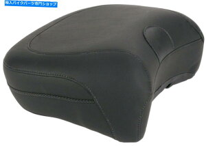 Seats ���L�̊��炩�ȃi�E�K�q�h�s���I���p�b�h - �u���b�NMUS�B 97-20�n�[���[FLH FLT��79110 Wide Smooth Naugahyde Pillion Pad - Black Mus. 79110 For 97-20 Harley FLH FLT�y���s�A���i�z