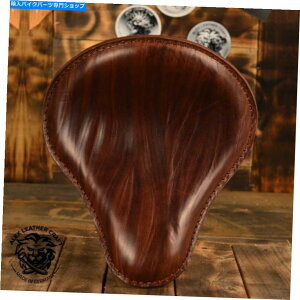 Seats {o[`bp[JX^U[nhCh\V[gu풃FvTCYs Bobber Chopper Custom leather handmade Solo Seat "wrinkle brown" size S