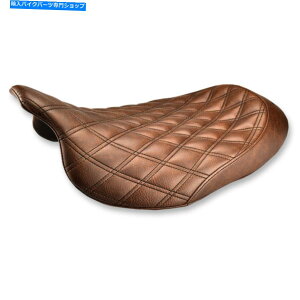 Seats Saddlemen Renegade Solo Seat -Lattice Stitched -FlhiBrownj808-07b -002bls Saddlemen Renegade Solo Seat - Lattice Stitched - FLH (Brown) 808-07B-002BLS