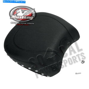 Seats Ch\V[gA14C`chrX^bhflstsbNX{[2008-2011 Wide Solo Seat Rear Width-14in Recessed Chr Stud FLSTSB Cross Bones 2008-2011