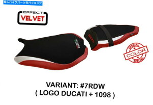 Seats Ducati 1098 Tappezzeria Italia Red-V[gJo[A`XbvfUC Ducati 1098 Tappezzeria Italia RED - WHITE Seat cover Anti slip Design