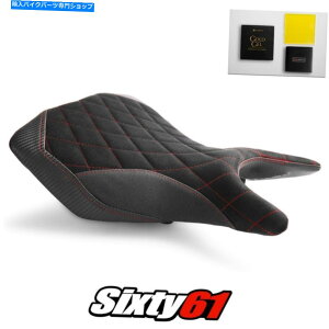 Seats }nR3V[gJo[AhQ2015-2021 2022ubNbhCgebNObvXG[h Yamaha R3 Seat Cover and Gel 2015-2021 2022 Black Red Luimoto Tec-Grip Suede