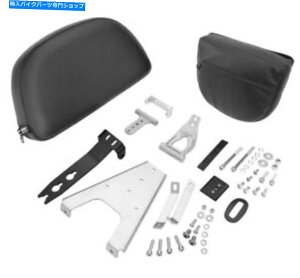 Seats NANZT[\30-208ubNf^b`\ȃX}[g}EgobNXgiChj Show Chrome Accessories 30-208 Black Detachable Smart Mount Backrest (Indian)