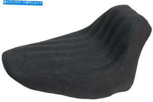 Seats �i�b�N�����u�t���\���V�[�g�u���b�N�W�F���T�h���}��806-15-0023�n�[���[FLSTN FLSTC Knuckle Ribbed Solo Seat Black Gel Saddlemen 806-15-0023 For Harley FLSTN FLSTC