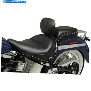 Seats Mustang 76235 Studded Lear Seat Harley 05-17 Softail flstn Mustang 76235 Studded Rear Seat Harley 05-17 Softail FLSTN