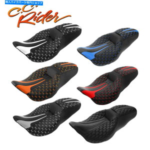 Seats C.C.C_[6X^Cn[[c[OOCh2009-2023ɓKhCo[̗q C.C. RIDER 6 Styles Driver Passenger Seat Fit For Harley Touring Glide 2009-2023
