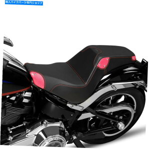 Seats n[[\tgGCXg[g{u2018-laterɓKs[XhCo[Ə One Piece Driver & Passenger Seat Fit For Harley Softail Street Bob 2018-later