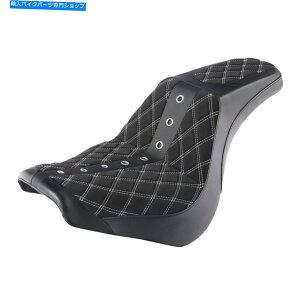 Seats n[[\tgACX^_[hFXST 18-22 21ɓK2AbvhCo[̏ȃsI 2-Up Driver Passenger Seat Pillion Fit For Harley Softail Standard FXST 18-22 21