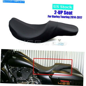 Seats �n�[���[�c�[�����O���[�h�O���C�h�|�[�����b�t�F�X�g���b�`�K�\�����^���N2014-2017��2�A�b�v�V�[�g 2-up Seat for Harley Touring Road Glide Paul Yaffe Stretched Gas Tank 2014-2017